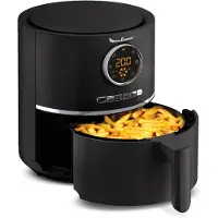 Moulinex EZ111810, Heißluftfritteuse, 4,2 l, Einzelbild, Schwarz, Tasten, Eigenständig