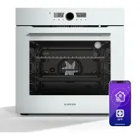 Klarstein Illuminosa Smart Einbaubackofen - 73 L, 11 Funktionen, WLAN-Steuerung, A, Dreifach Verglaste Tür, Einbau-Backofen Ohne Kochfeld, App-Steuerung, 2800 W, Kindersicherung