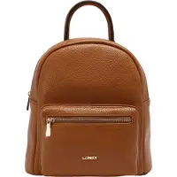 L.credi Freizeitrucksack Rucksack Budapest Backpack Cognac hellbraun