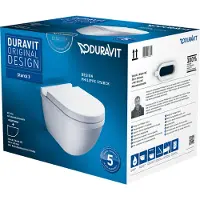 Duravit Starck 3 Wand-WC Set + WC-Sitz mit Absenkautomatik inkl. Befür, 1 Stk.