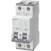 Siemens Leitungsschutzschalter UC D 1A 2p 400V 5SY8201-8