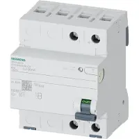 Siemens 5SV3324-4 FI-Schutzschalter, 2-polig, Typ B, kurzzeitverzögert, In: 40 A, 30 mA 5SV33244