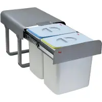 Teka ECO EASY 45 30 l 2 Korb/Körbe Galvanisiertes Stahl Grau
