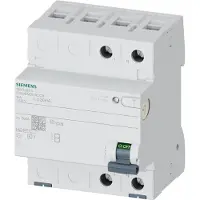 Siemens FI TYP B 16/2 30mA 4TE, 10 A, IP20