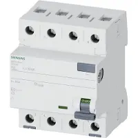 Siemens 5SV43440 5SV4344-0 FI-Schutzschalter AC 40 A 0.03 A 400 V, 10 A, IP20