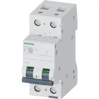 Siemens LS-SCHALTER 6KA 2POL B6, IP20