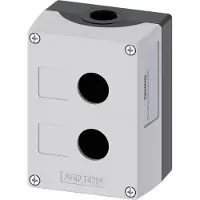 Siemens 3SU1852-0AA00-0AB1 3SU18520AA000AB1 Leergehäuse 2 Einbaustellen, für Bodenbefestigung (L x B x H) 118.4 x 85 x 64 mm Grau 1 St., 118,4 mm, 569 g, 110 mm, 100 mm, 80 mm