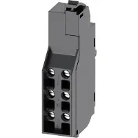 Siemens 3VA9988-0AA11 Hilfsschalter 1 St. 2 Wechsler Einstellbereich (Strom): 10 A (max) Schaltspannung (max.): 600 V/AC (B x H x T) 14 x 56 x 30 mm, 36 g, 170 mm, 100 mm, 14,5 mm