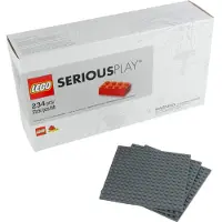 LEGO SERIOUS PLAY Starterset mit 3 Bauplatten 16x16 (237 Teile) – Das ideale Set für kreative Workshops, Teambuilding und nachhaltige Problemlösung
