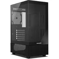 NOX Hummer NXHUMMERVSNBK, Midi Tower, PC, Schwarz, ATX, micro ATX, SPCC, Gehärtetes Glas, 16,5 cm