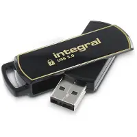 Integral Memory 16GB Secure360 256-Bit Software Encrypted 3.0 USB Stick - Funktionierende & verschlüsselte Doppelpartition, intelligenter Schutz vor Passwort