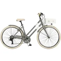 VELOmarche Citybike MILANO Lady 28 Zoll , GRIGIO GALLANTE