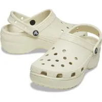 Crocs Pantoletten Classic Platform Clog W 206750 Beige
