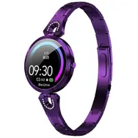 TPFNet Damen Smart Watch / Fitness Tracker IP67 - Edelstahl Armband - Android & IOS - Gold