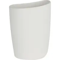 Spirella 7610583105387, Freistehender Zahnbürstenhalter, Keramik, Weiß, 79 mm, 65 mm, 109 mm