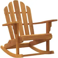 vidaXL Adirondack-Schaukelstuhl 79x100x103 cm Massivholz Teak