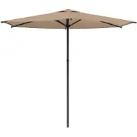 Syfax Garten-Sonnenschirm 270 x 270 cm Polyester Rechtwinklig Taupe