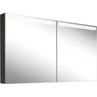 Schneider ARANGA TW Lichtspiegelschrank, 2 Türen, 1395x120x700mm, Lichtbänder oben, 160.540.02.44