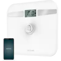 Cecotec 04254, Elektronische Personenwaage, 180 kg, 100 g, Weiß, 8 kg, kg / lb