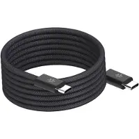 Ginza.se Magnetisches USB-C-Kabel mit Geflecht, 60 W, 2 m, Schwarz