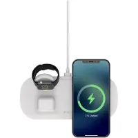 Devia kabelloser Lader 3in1 Smart 15W weiß