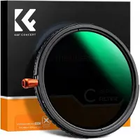 K&F Concept Hybridfilter 3-in-1 K&F 49 mm, 49mm Verstellbarer ND2-32 Filter + CPL + Schwarztonfilter 1/4 / KF01.2062