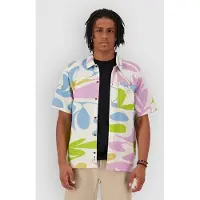 Mons Royale Mens AT Merino Short Sleeve Shirt natures odyssey (991) XL