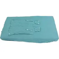 Gistuch Baby-Autositzbezug, Sonnenschutz, Kinderwagen-Baldachin, atmungsaktiv, winddicht, Babyschale mit Fenster für Jungen und Mädchen, Blau