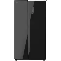 Cecotec Bolero CoolMarket SBS 559, Freistehend, Amerikanische Tür, Schwarz, 2 Tür(en), An Tür, Nebeneinander