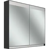 Schneider FILO HCL Spiegelschrank, Unterputz, Lichtband oben, 895x147x759mm, 2 Türen, 2 Steckdosen