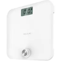 Cecotec Surface Precision EcoPower 10000 Healthy, Elektronische Personenwaage, 180 kg, 100 g, Weiß, 8 kg, kg / lb