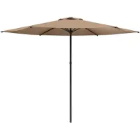Syfax Garten-Sonnenschirm 300 x 300 cm Polyester Rechtwinklig Taupe