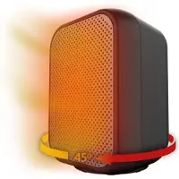 Cecotec ReadyWarm 1500 Max Ceramic Rotate, Keramik, Drinnen, Tisch/Bank, Flur, Tisch, Schwarz, Berührung, 1500 W