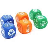 Learning Resources Geschichtenwürfel, 6er-Set, Lernspiel