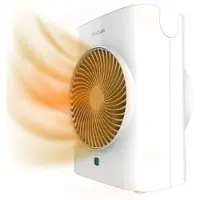 Cecotec ReadyWarm 2070 Max Force Smart, Elektrischer Raumheizlüfter, Drinnen, Tisch/Bank, Flur, Tisch, Weiß, Fernbedienung, Berührung, 2000 W