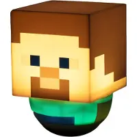 Paladone - Minecraft Lampe - Steve Leuchte Nachtlicht Kinderlicht Licht