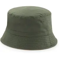 Beechfield - Schlapphut wendbar für Herren/Damen Unisex (Oliv/Steinfarben)