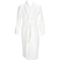 Artg - Morgenmantel für Herren/Damen Unisex, Schalkragen (Weiß)