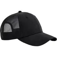 Beechfield - "Technical" Trucker Cap (Schwarz)