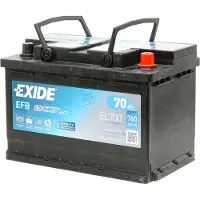 Exide EFB Starterbatterie 12V 70Ah 760A/EN L3 für Auto LKW Batterie
