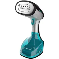 Cecotec Fast&Furious 4020 Force, Tragbare Dampfbürste, 0,28 l, 0,3 min, Schwarz, Silber, Türkis, Tasten, Berührung, Fußschalter