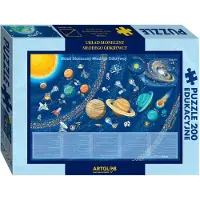 Artglob Puzzle 200 Teile Sonnensystem-Thema – Lernspiel zur Entdeckung des Universums