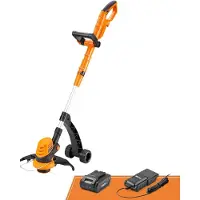 Lawnmaster Akku-Rasentrimmer 24V 2,0Ah, inkl. Akku und Ladegerät, 25 cm Schnittbreite, für größere Flächen,2-in-1 Rasentrimmer & Kantenschneider Rasen
