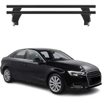 Menabo Dachträger Grundtäger für Audi A3 8V Limo 2013-2020 50kg Alu Schwarz 2x