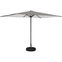 Syfax Garten-Sonnenschirm 200 x 300 cm Polyester Rechtwinklig