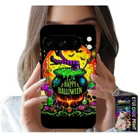 Inny producent Hülle für Google Pixel 8 Pro – Hexe, Kessel, Zauberstab, Halloween-Motiv