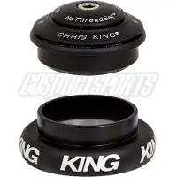 Chris King InSet I7 Mixed Tapered Steuersatz, Edelstahl-Lager, 1 1/8"-1.5", GripLock, ZS44/28.6
