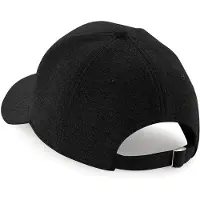 Beechfield Unisex Jersey Baseball Kappe (Schwarz)