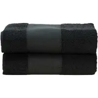 Artg - Badetuch "Print-Me" (Schwarz)