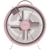 Cecotec 08210, Haushalts-Lamellenlüfter, Pink, Tisch, 20 cm, AC, 25 W